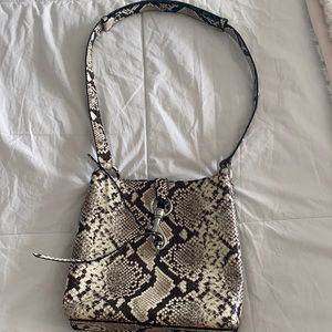 Rebecca Mincoff Megan small bag snakeskin